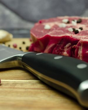 Cuchillo Medio Golpe de 20 cm, Cuchillo de Chef